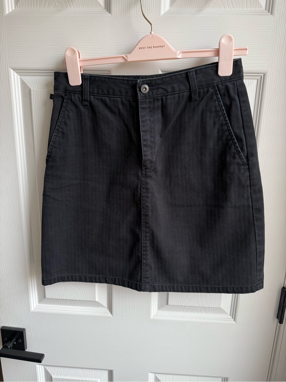 Polo by Ralph Lauren Black Mini Denim Skirt